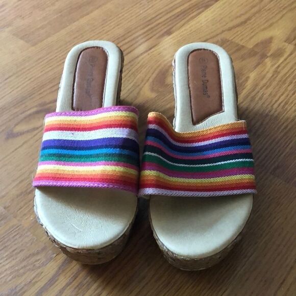 Pierre dumas wedges sz 9 - Picture 2 of 6